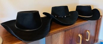 R10 Cowboy Hats Bailey, Range Rider, Golden Gate Hat Co. 3XXX Furo Felt