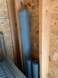 3 Rolls Of Metal Wire, Metal Fencing For Dog Kennel