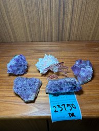 R10 Collection Of Small Amethyst Quartz Crystals