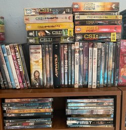 Collection Of DVDs Of Various Themes And Titles. Most Are New In Box