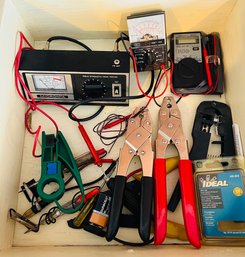 R0 Lot Of Electrical Testing Equipment And Crimpers