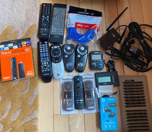 R1 FireTV Lot To Include TV Stick 4K MAX, And Two Total Amounts As Well As Other Miscellaneous Electronic Item