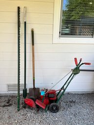 Briggs & Stratton 4 Recycle Gas Edger, Shovel 58inch, Two 6ft  Fencing Posts