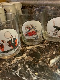 Variety Of Norman Rockwall Glasses