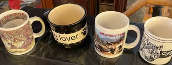 Dog Lover And Wolf Themed Mugs