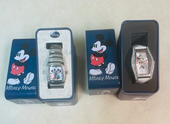Rm2 One Mickey And Minnie Watch And One Nurse Minnie Mouse Watch