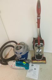 Rm4 Shark Upright Vacuum, Dirt Devil Spot Scrubber, Shop Vac