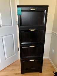 Wood File Cabinet  Locking With Keys 54.5in X 19in X 19.5in