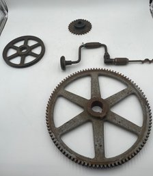 R2 Steam Punk Lot To Include Different Sizes Of Gears And Tools