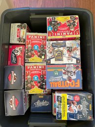 Collection Of Football Cards Unknown Number Of Boxes