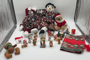 R2 Christmas Items To Include Stuffed Animals, Bear Figurines, Bear Related Items