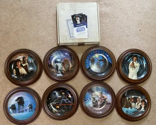 R9 Star Wars Plate Collection From First To Eighth Edition And Tenth Anniversary Commemorative Plate Lot To In