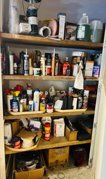 R0 Lot Of Garage Items Tools, Polisher, Sander, Lamp, Paint Gun, Inverter, Oil, Lube, Grease