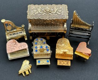 R5 Die Cast Organ Pencil Sharpener No 9633, Vintage Music Box Piano, Filigree Style Pianos And More!