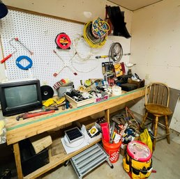 S1 Buyers Pick Garage Items Plumbing, Electrical, Tools, Vent, Radio, TV, Chair, Stepstool,