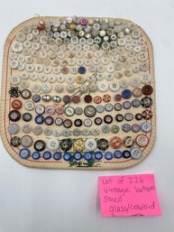Buttons: Glass, MOP, Shell, Abalone, Plastic Animals, Vintage, Celluloid, Vegetable Ivory
