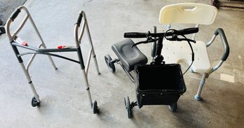 R0 Medical Assistance Lot Knee Scooter, Walker, Shower Chair