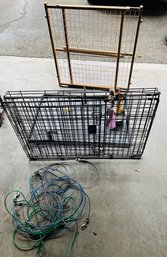 R0 Dog Kennel, Dog Bowl, Dog Gate, Chains