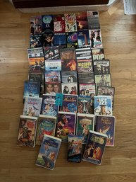Various DVDs, VHS Movies: Beauty And The Beast, Bambi, Babe, Lady And The Tramp, Aladdin, Lion King And Others