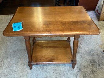 R1 Sprague Maple End Table 23.5in Tall X 16in X 26in