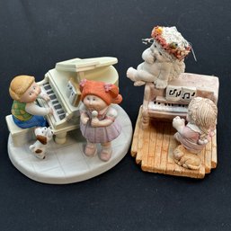 R5 1985 Cabbage Patch Kids Special Limited Edition The Piano Entertainers Collectable Porcelain Figure And Sig