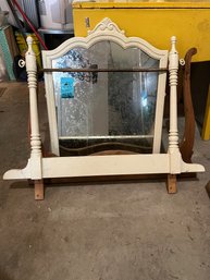 Dresser Mirror And Mirror Holders  Mirror Is 29in X 22in