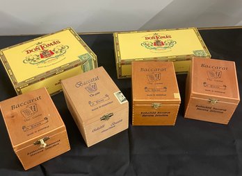 R5 Collection Of Empty Cigar Boxes