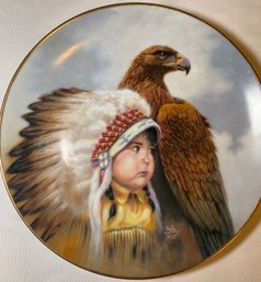 R3 Artaffects Perillo Porcelain Collectors Plates From The Proud Young Spirits Series To Include Boxes And Cer