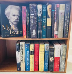 R10 Books Mark Twain, Lincoln,Darwin, History