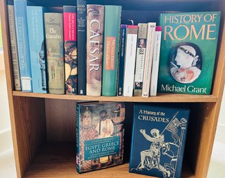 R10 Book Lot History Of Rome, Crusaders, Caesar, Egypt, Greece