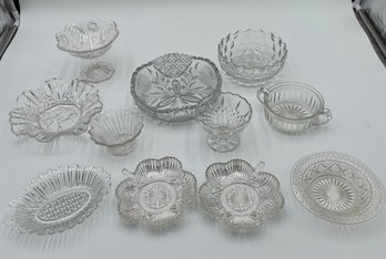 R6 Variety Of Cut Glass And Crystal Dishes And Bowls