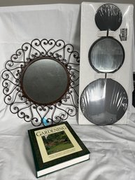 Metal Framed Mirror, New In Package Ikea Srhassel Mirror And Magnetic Board, Treasury Of Gardening Hardback