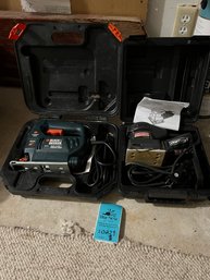 Black And Decker Electric Jigsaw And Craftsman 1/4 Sheet Electric Sander