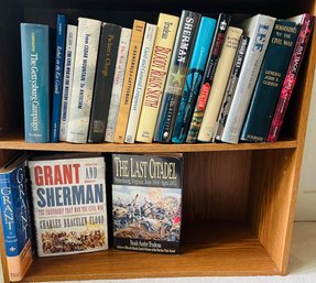 R10 Lot Of Books Gettysburg, Civil War, History, Grant And Sherman