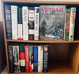 R10 Lot Of War Vietnam Books, Custer, Israel, Napoleon, Blood Iron And Gold