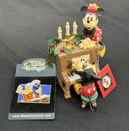 R5 Minnie And Mickey Mouse Disney Christmas Piano Figure By Midwest Of Cannon Falls And Disney Auctions Mickey