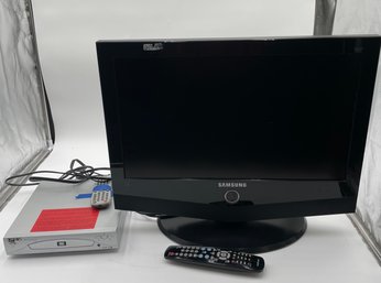 RSD  Samsung 23 IN TV AND An Apex Digital DVD Player