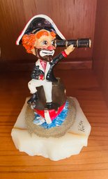 RmA4 Red Headed Pirate Figurine