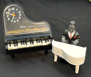 R5 Unidentified Jazz Figure And A Piano Alarm Clock