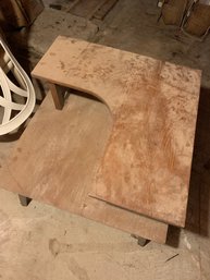 Two-tier Table, Probably Handmade