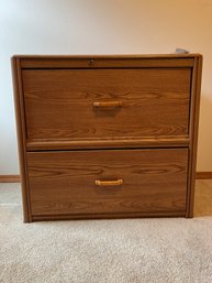 R4 Wood Lateral File Cabinet. No Key. 29in X 32in X 20in
