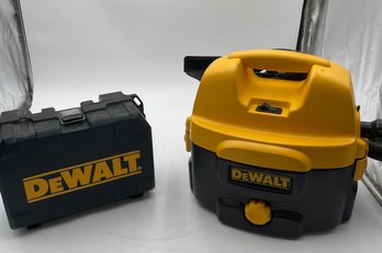 F1 Dewalt Small Shop-vac And A Hand Sander