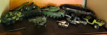 R2 Vintage G.I. Joe Toys 80s Tanks, Artillery, Jeep, Helicopter