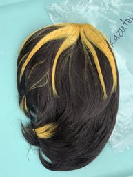 R00 Synthetic Cosplay Wig (name Of Character Written On Bag), Wig Holder Hanger