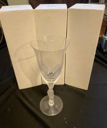 Rm3 Four Faberge Kissing Dove Wine Goblets