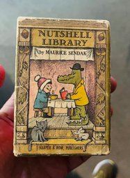 R2 Nutshell Library Maurice Sendak 1962 Mini Books W/ Slipcase Children's Art