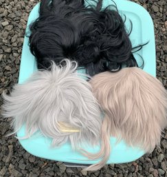 R00 Three Synthetic Cosplay Wigs