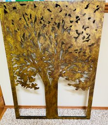 Rm15 Two Pieces Of Art Depicting Trees Or Leaves