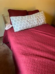 RM9 Full Size Bed Frame With Mattress And Memory Foam Topper