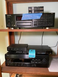 R10 Eight House Wall Mounted Speakers, SPS-4 Speaker System, Yamaha Stereo Receiver, Pioneer CD Player